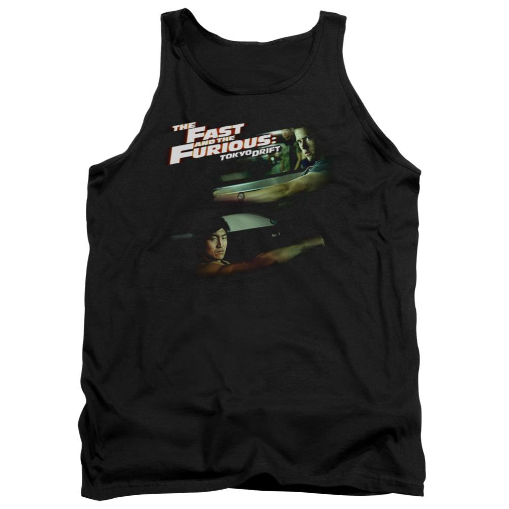 The Fast And The Furious: Tokyo Drift Drifting Together Men's 18/1 Cotton Tank Top