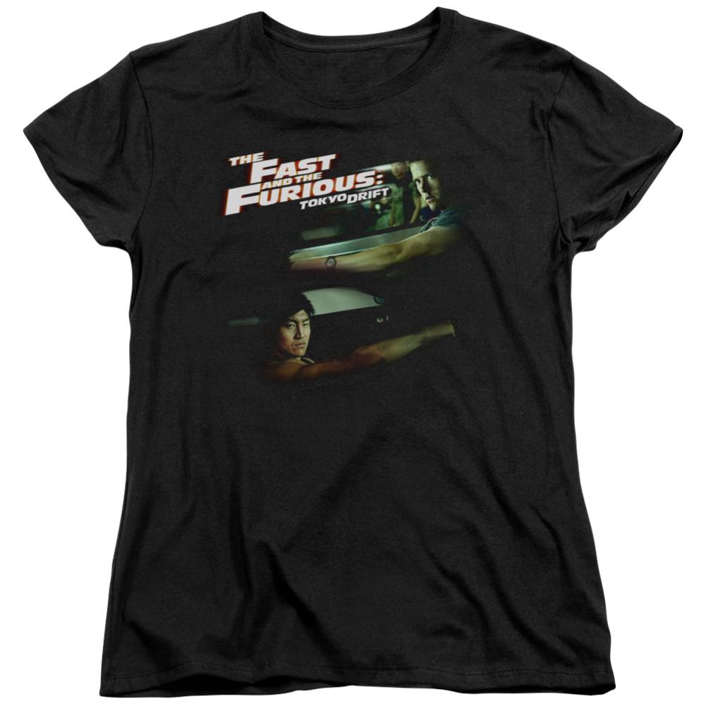 The Fast And The Furious: Tokyo Drift Drifting Together Women's 18/1 Cotton Short-Sleeve T-Shirt