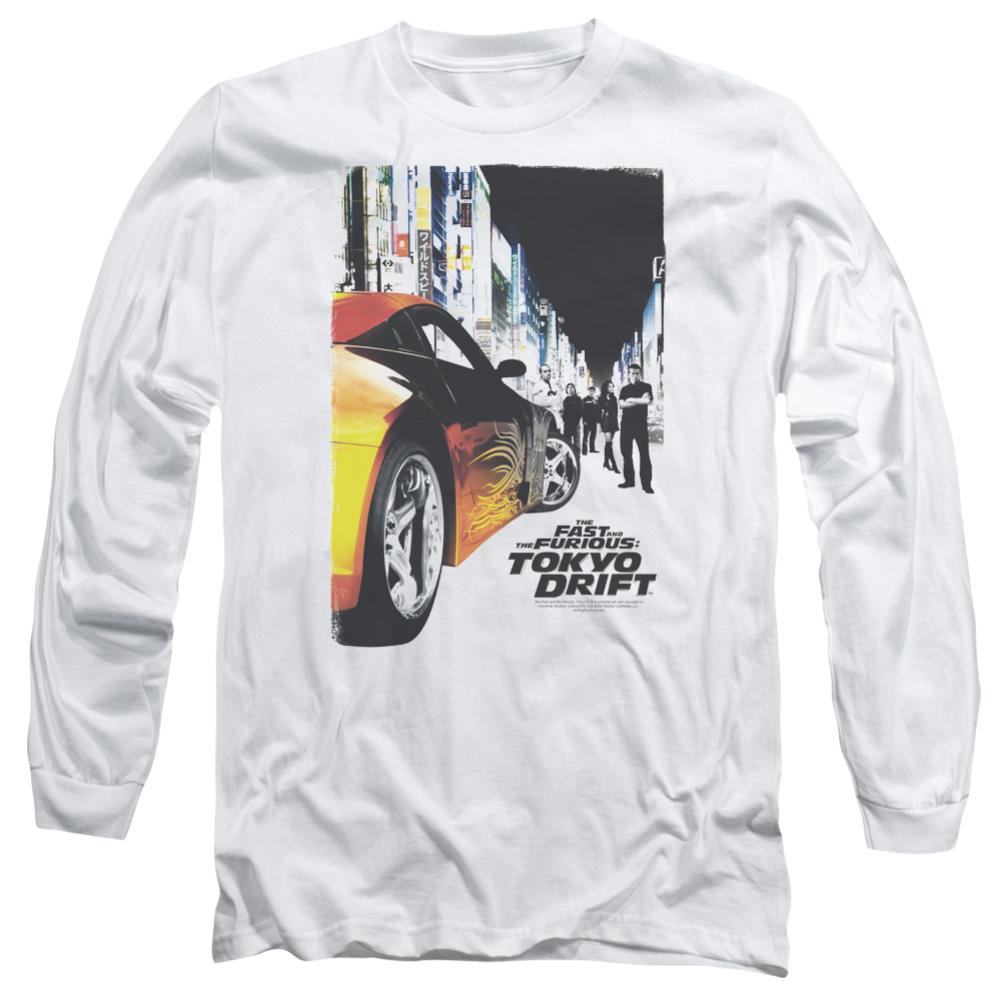 The Fast And The Furious: Tokyo Drift Poster Men's 18/1 Cotton Long-Sleeve T-Shirt