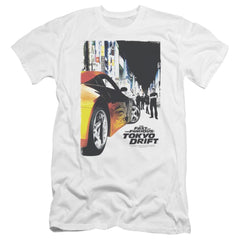 The Fast And The Furious: Tokyo Drift Poster Men's Ultra-Soft 30/1 Cotton Slim Short-Sleeve T-Shirt