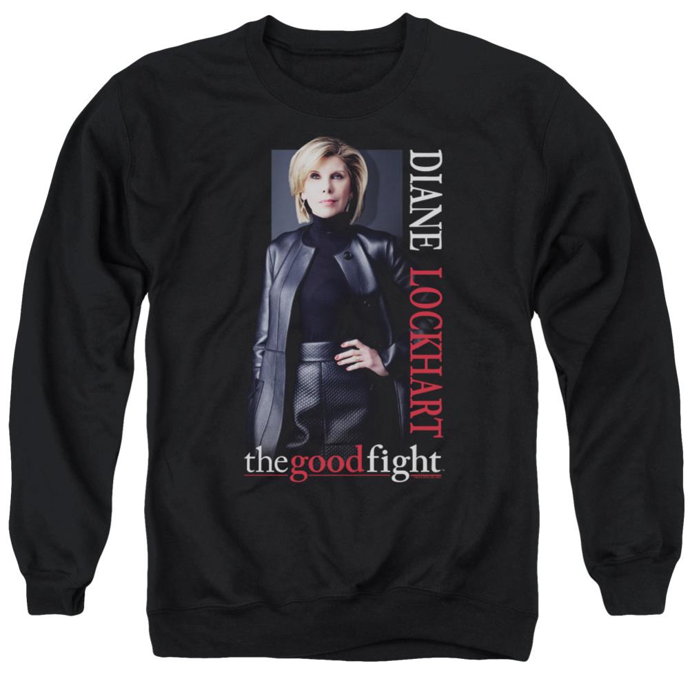 The Good Fight Diane Men's Crewneck 50 50 Poly Long-Sleeve T-Shirt