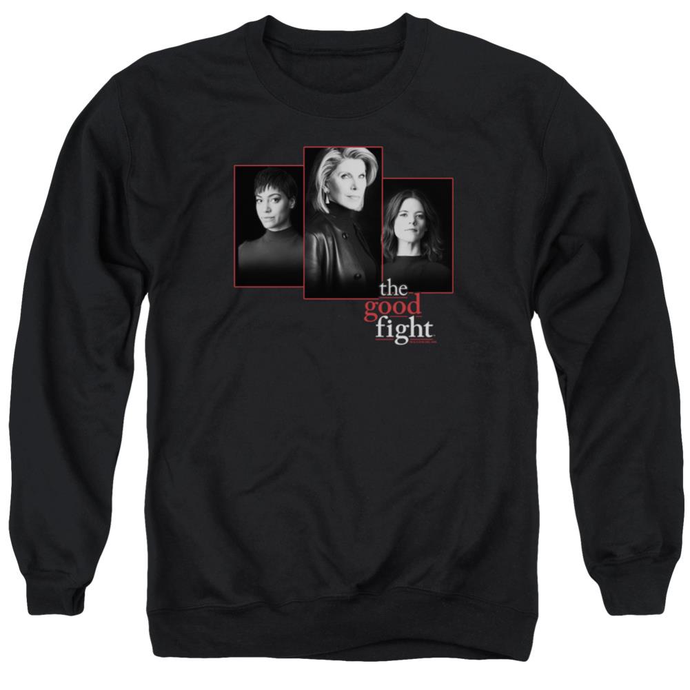 The Good Fight The Good Fight Cast Men's Crewneck 50 50 Poly Long-Sleeve T-Shirt