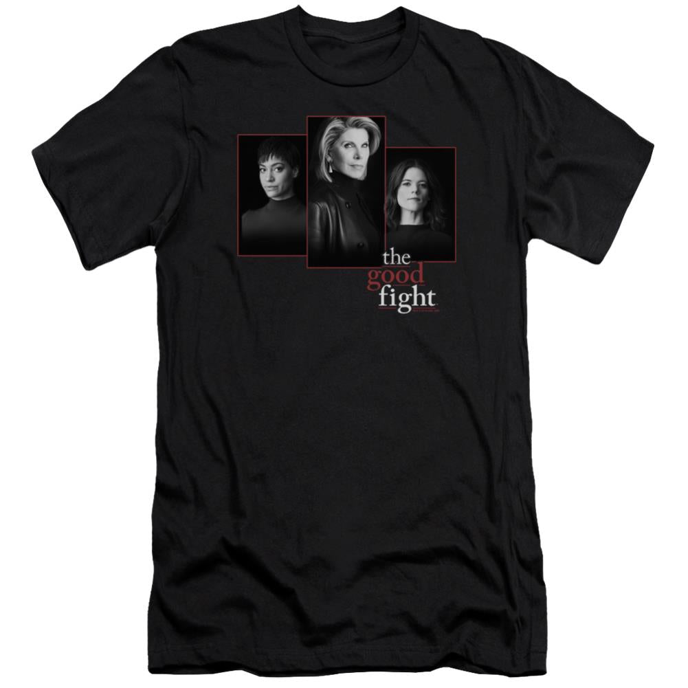 The Good Fight The Good Fight Cast Men's Ultra-Soft 30/1 Cotton Slim Short-Sleeve T-Shirt