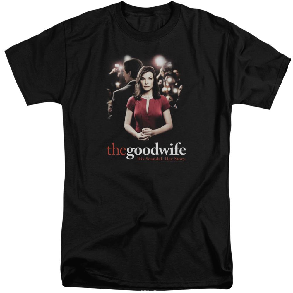 The Good Wife Bad Press Men's 18/1 Tall Cotton Short-Sleeve T-Shirt
