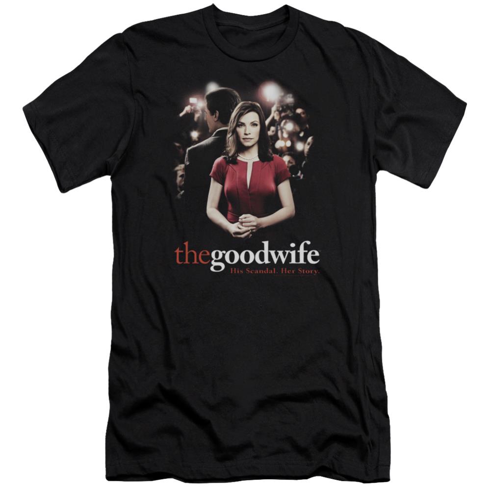 The Good Wife Bad Press Men's Ultra-Soft 30/1 Cotton Slim Short-Sleeve T-Shirt