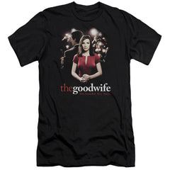 The Good Wife Bad Press Men's Ultra-Soft 30/1 Cotton Slim Short-Sleeve T-Shirt
