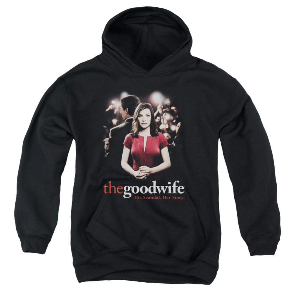 The Good Wife Bad Press Youth Cotton Poly Pull-Over Hoodie