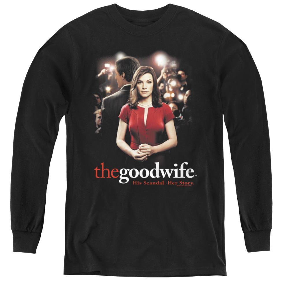 The Good Wife Bad Press Youth Long-Sleeve T-Shirt