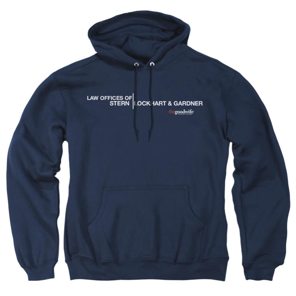The Good Wife Law Offices Men's Pull-Over 75 25 Poly Hoodie