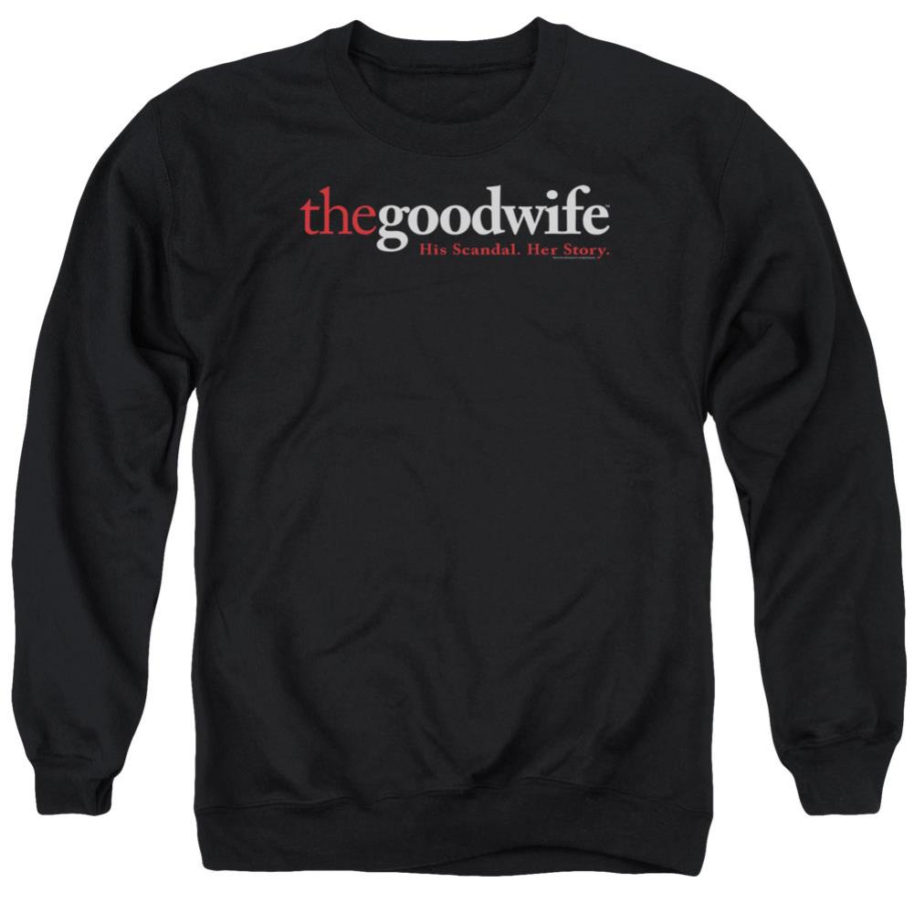 The Good Wife Logo Men's Crewneck 50 50 Poly Long-Sleeve T-Shirt