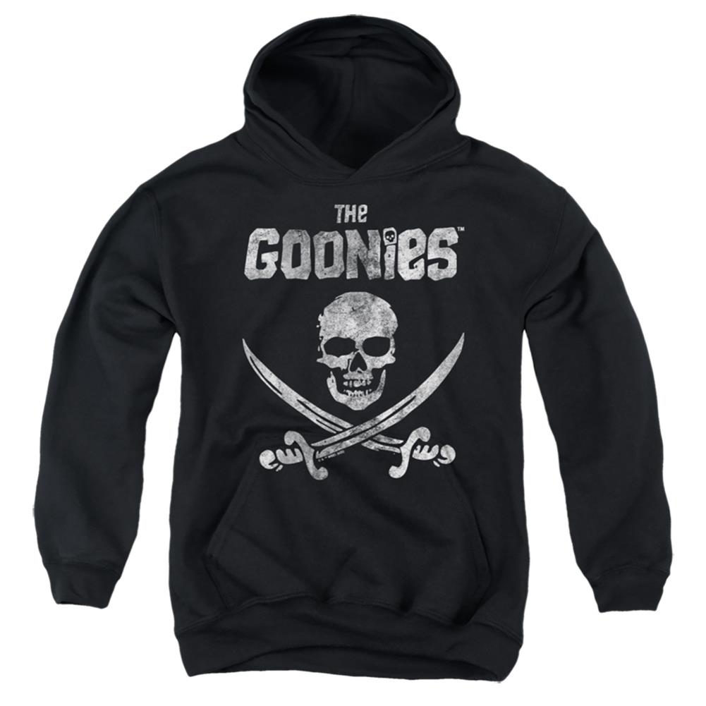 The Goonies Flag 1 Youth Cotton Poly Pull-Over Hoodie