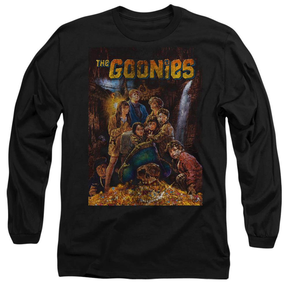 The Goonies Poster Men's 18/1 Cotton Long-Sleeve T-Shirt