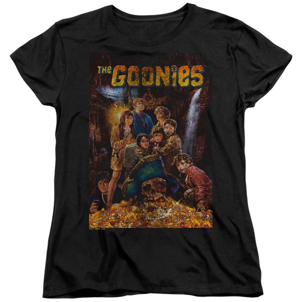 The Goonies Poster Women's 18/1 Cotton Short-Sleeve T-Shirt