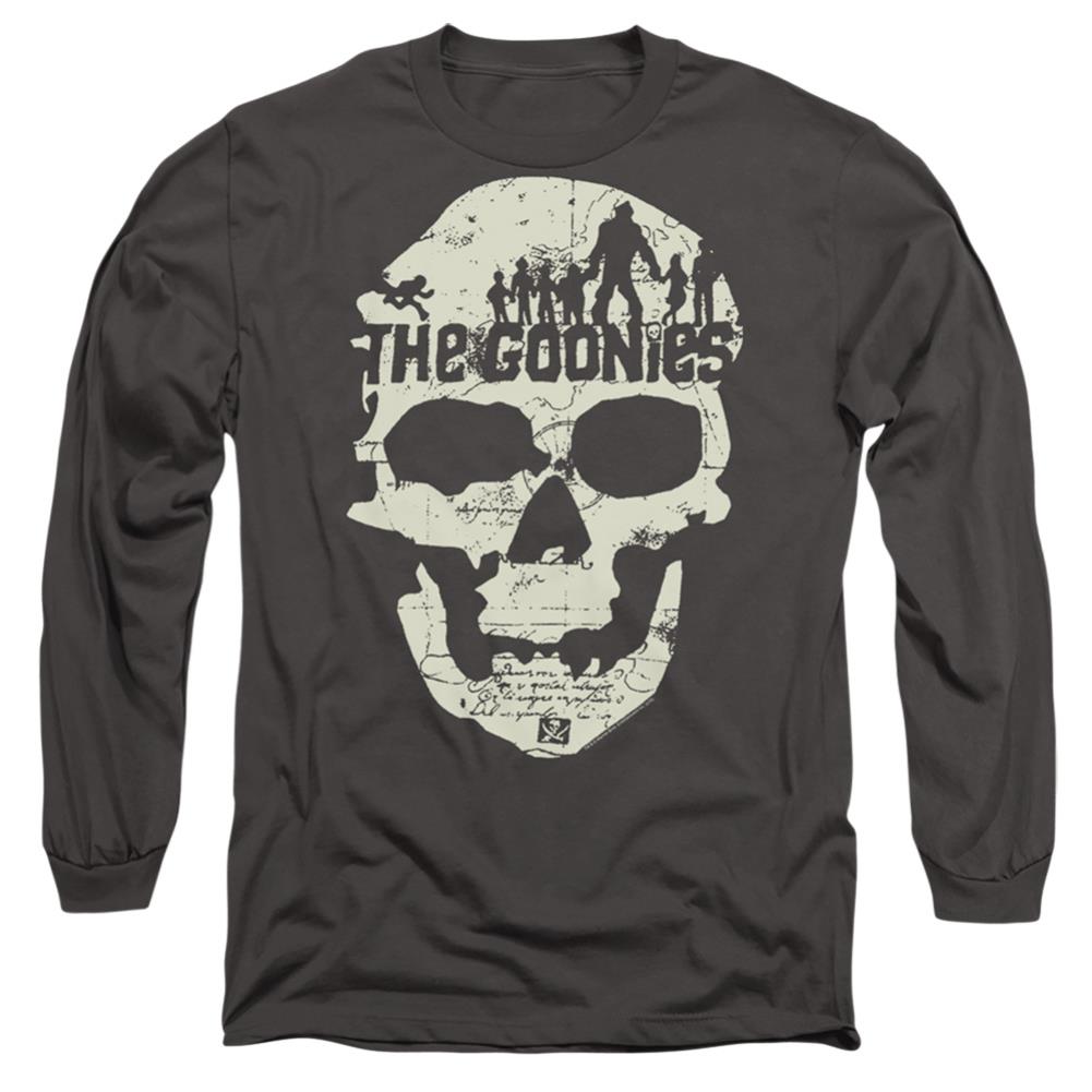 The Goonies Skull Map Men's 18/1 Cotton Long-Sleeve T-Shirt