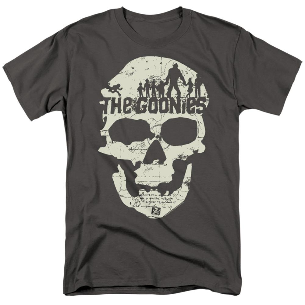 The Goonies Skull Map Men's 18/1 Cotton Short-Sleeve T-Shirt