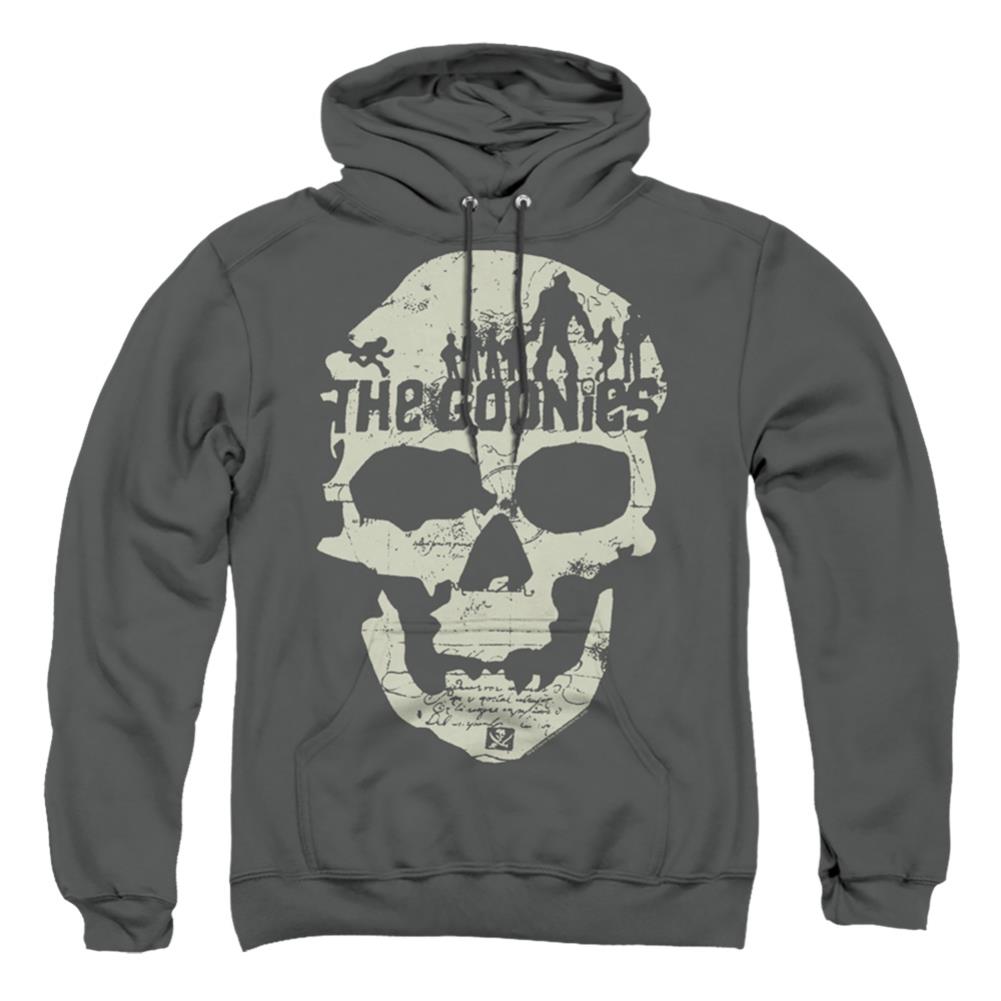 The Goonies Skull Map Men's Pull-Over 75 25 Poly Hoodie