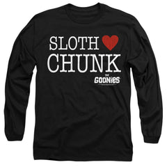 The Goonies Sloth Heart Chunk Men's 18/1 Cotton Long-Sleeve T-Shirt