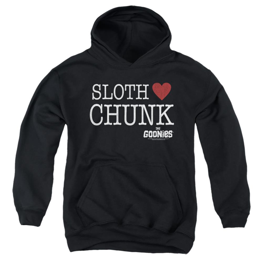 The Goonies Sloth Heart Chunk Youth Cotton Poly Pull-Over Hoodie