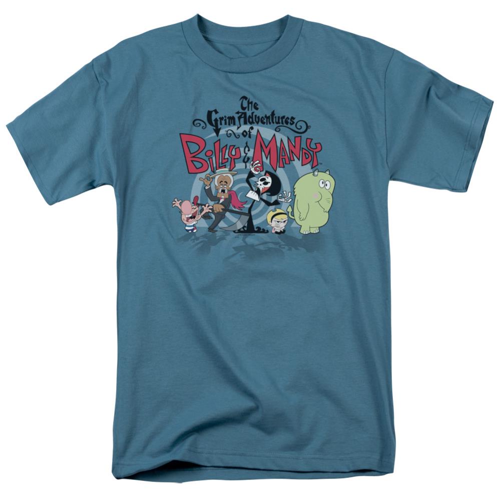 The Grim Adventures of Billy & Mandy Group Shot Men's 18/1 Cotton Short-Sleeve T-Shirt
