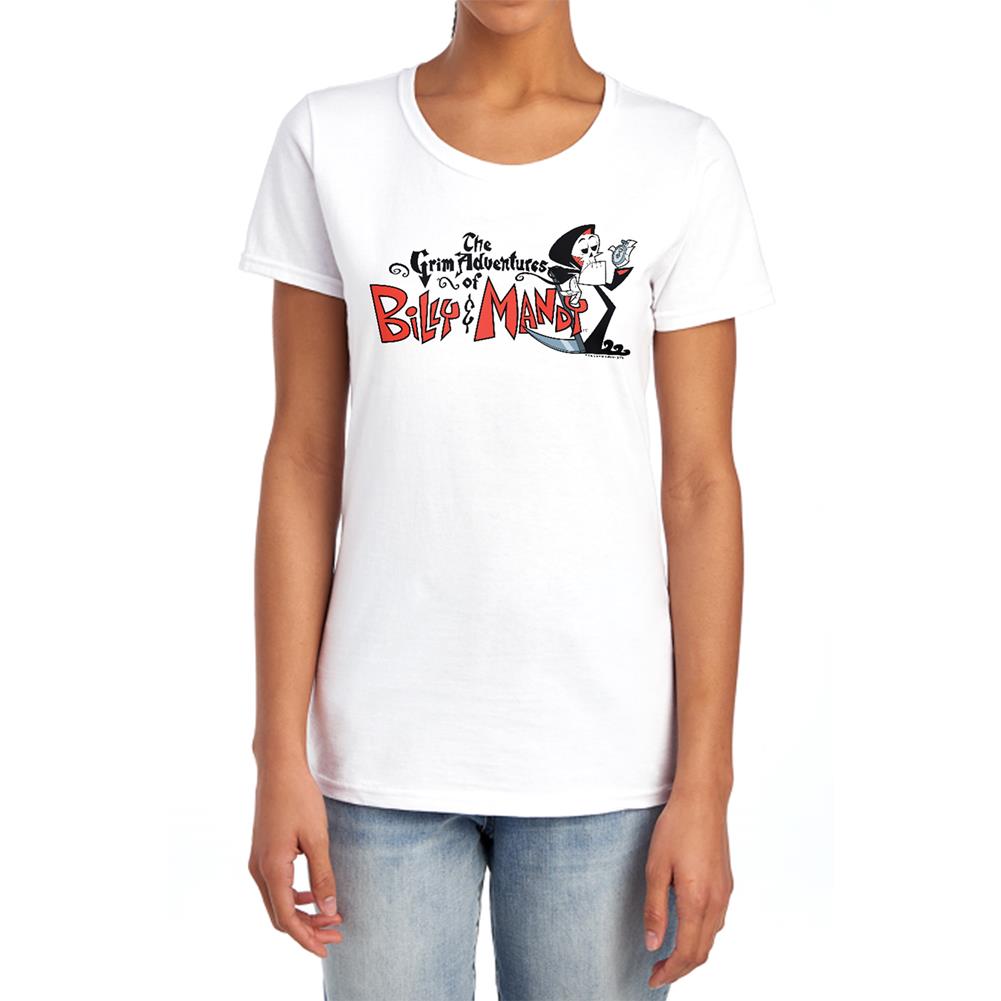 The Grim Adventures of Billy & Mandy Logo Women's 18/1 Cotton Short-Sleeve T-Shirt