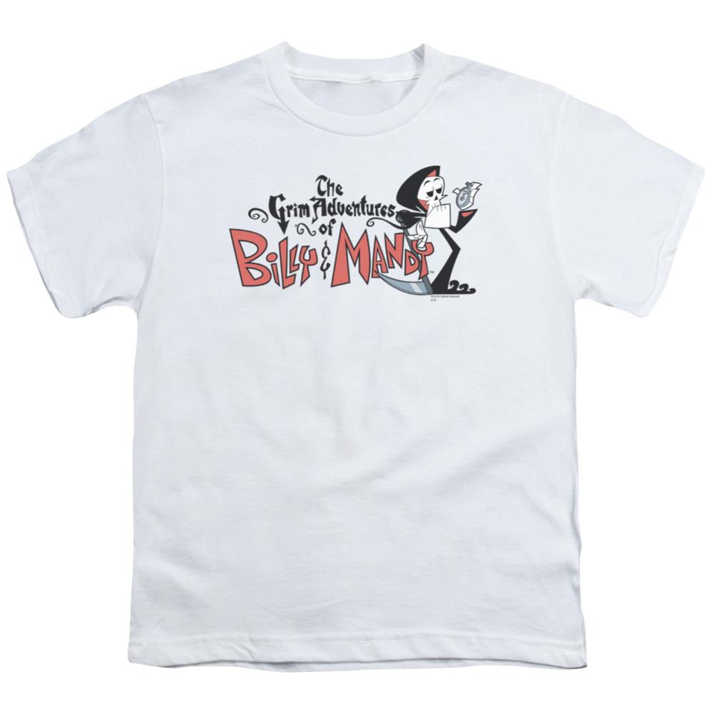 The Grim Adventures of Billy & Mandy Logo Youth 18/1 100% Cotton Short-Sleeve T-Shirt
