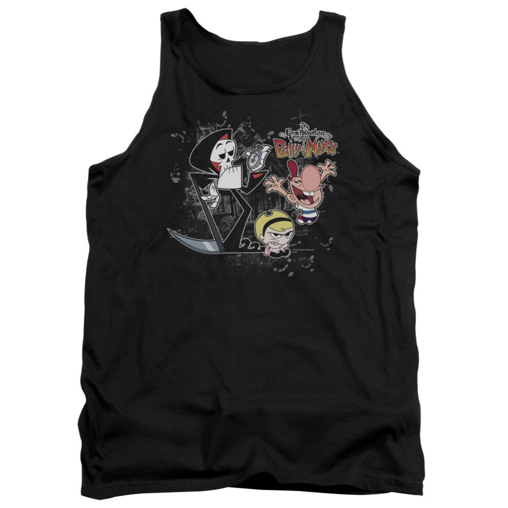 The Grim Adventures of Billy & Mandy Splatter Cast Men's 18/1 Cotton Tank Top