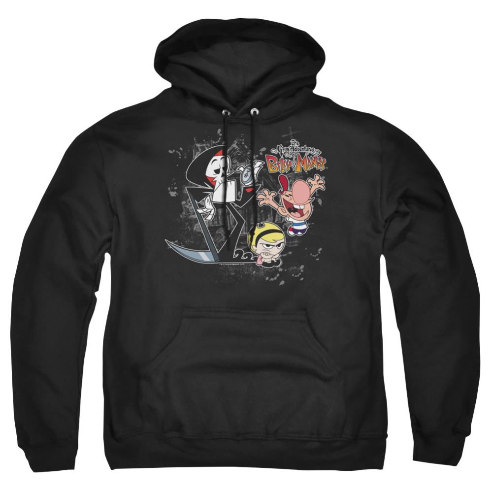 The Grim Adventures of Billy & Mandy Splatter Cast Men's Pull-Over 75 25 Poly Hoodie