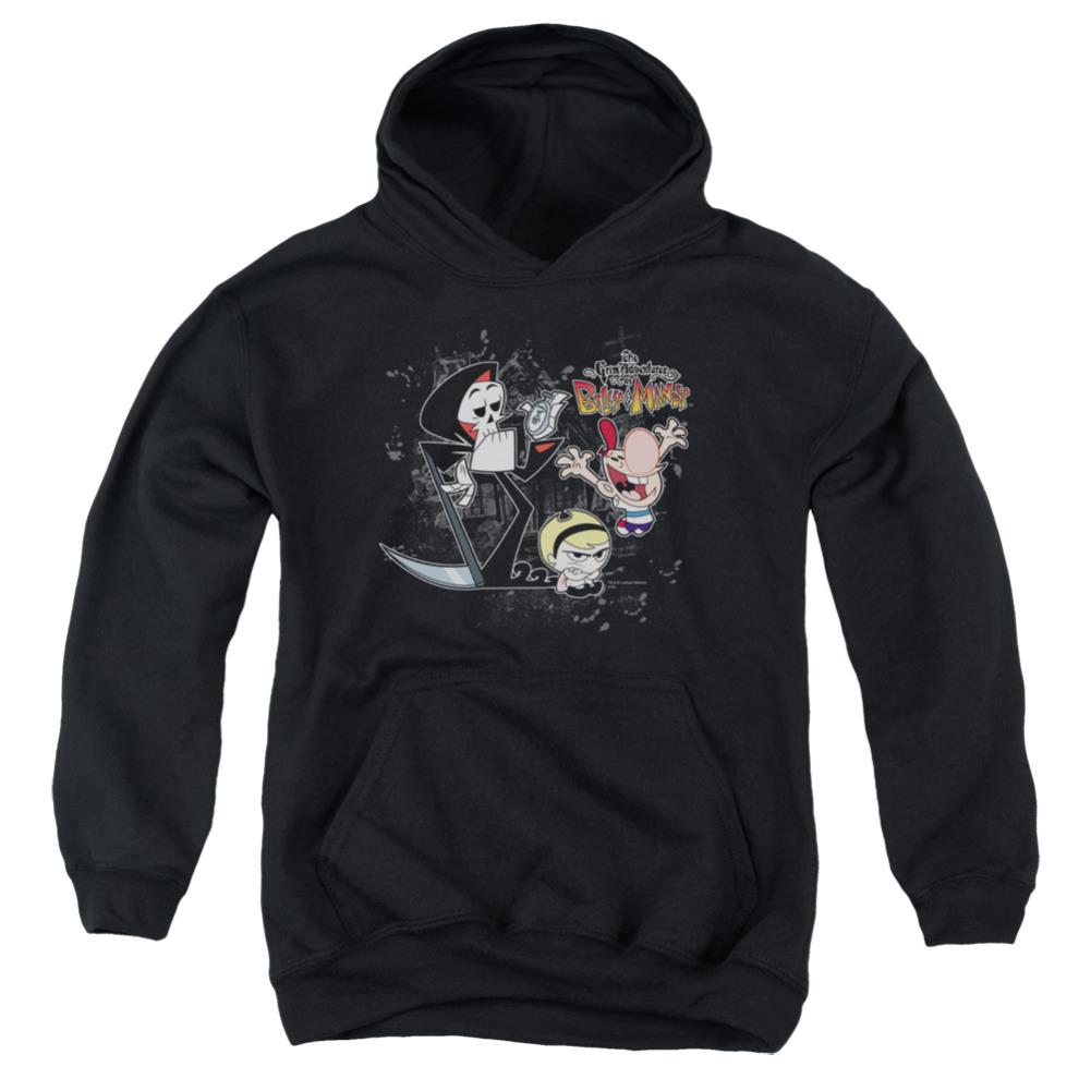 The Grim Adventures of Billy & Mandy Splatter Cast Youth Cotton Poly Pull-Over Hoodie