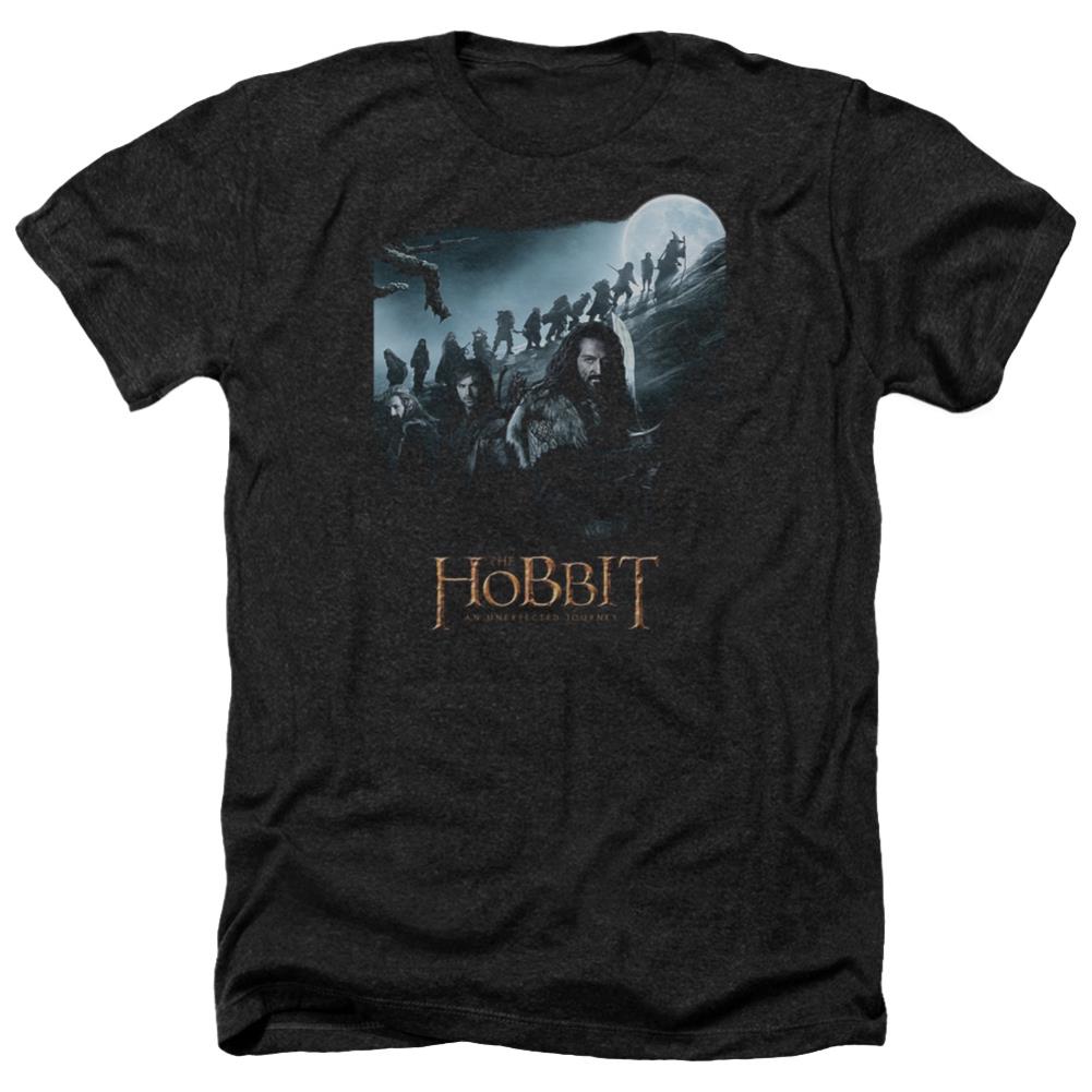 The Hobbit A Journey Men's 30/1 Heather 60 40 Poly Short-Sleeve T-Shirt