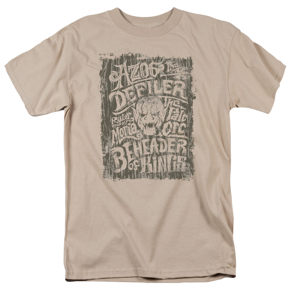 The Hobbit Azog Men's 18/1 Cotton Short-Sleeve T-Shirt