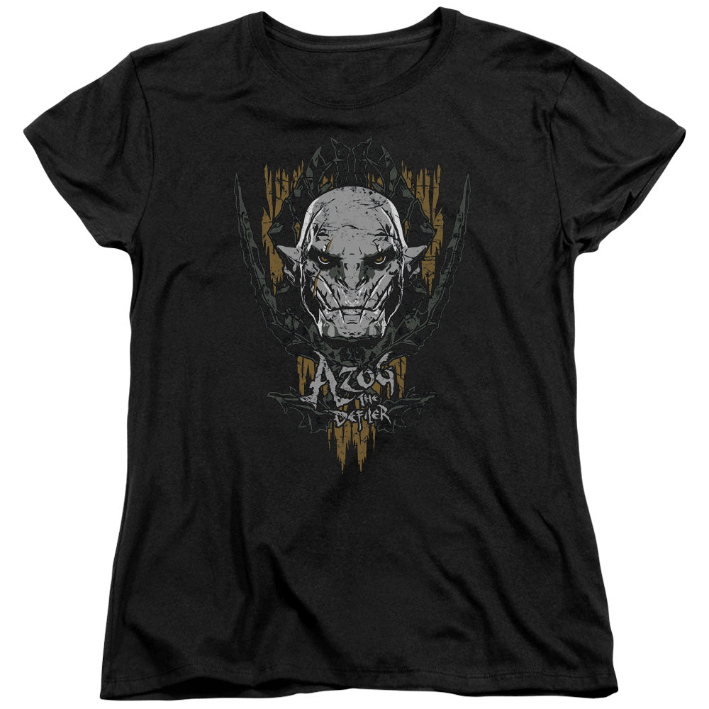The Hobbit Azog Women's 18/1 Cotton Short-Sleeve T-Shirt