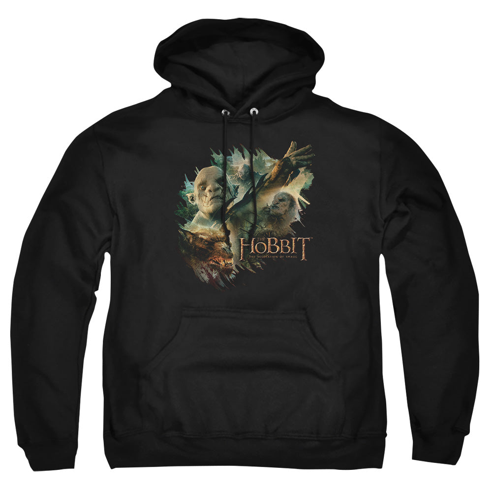 The Hobbit Baddies Men's Pull-Over 75 25 Poly Hoodie