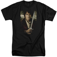 The Hobbit Baggins Poster Men's 18/1 Tall Cotton Short-Sleeve T-Shirt