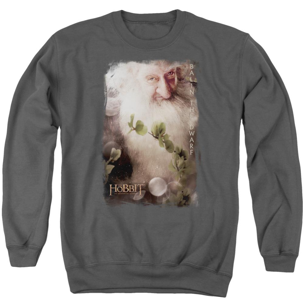 The Hobbit Balin Men's Crewneck 50 50 Poly Long-Sleeve T-Shirt