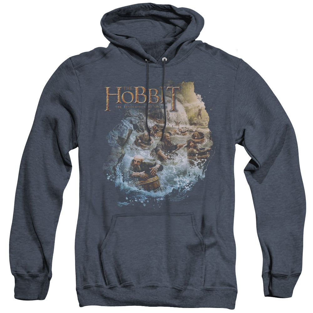 The Hobbit Barreling Down Men's Pull-Over Hoodie
