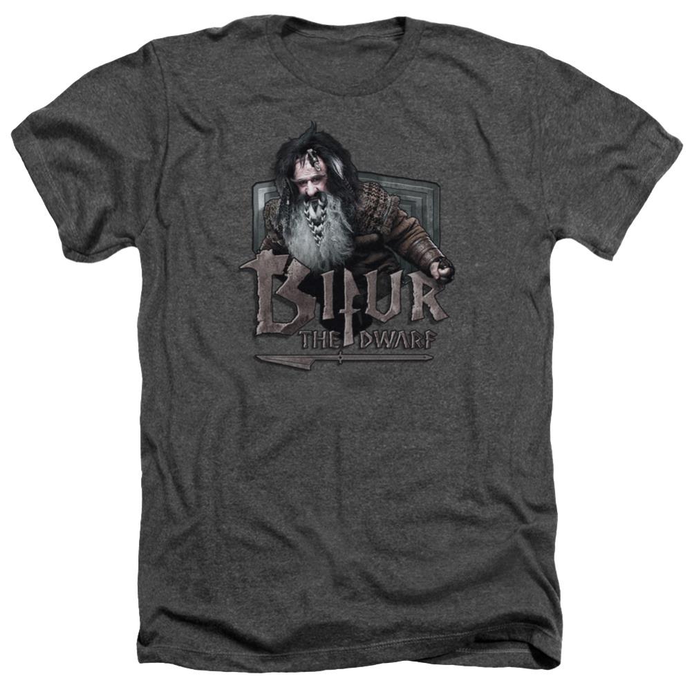 The Hobbit Bifur Men's 30/1 Heather 60 40 Poly Short-Sleeve T-Shirt