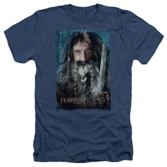 The Hobbit Bifur Men's 30/1 Heather 60 40 Poly Short-Sleeve T-Shirt