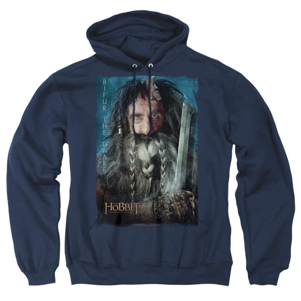 The Hobbit Bifur Men's Pull-Over 75 25 Poly Hoodie