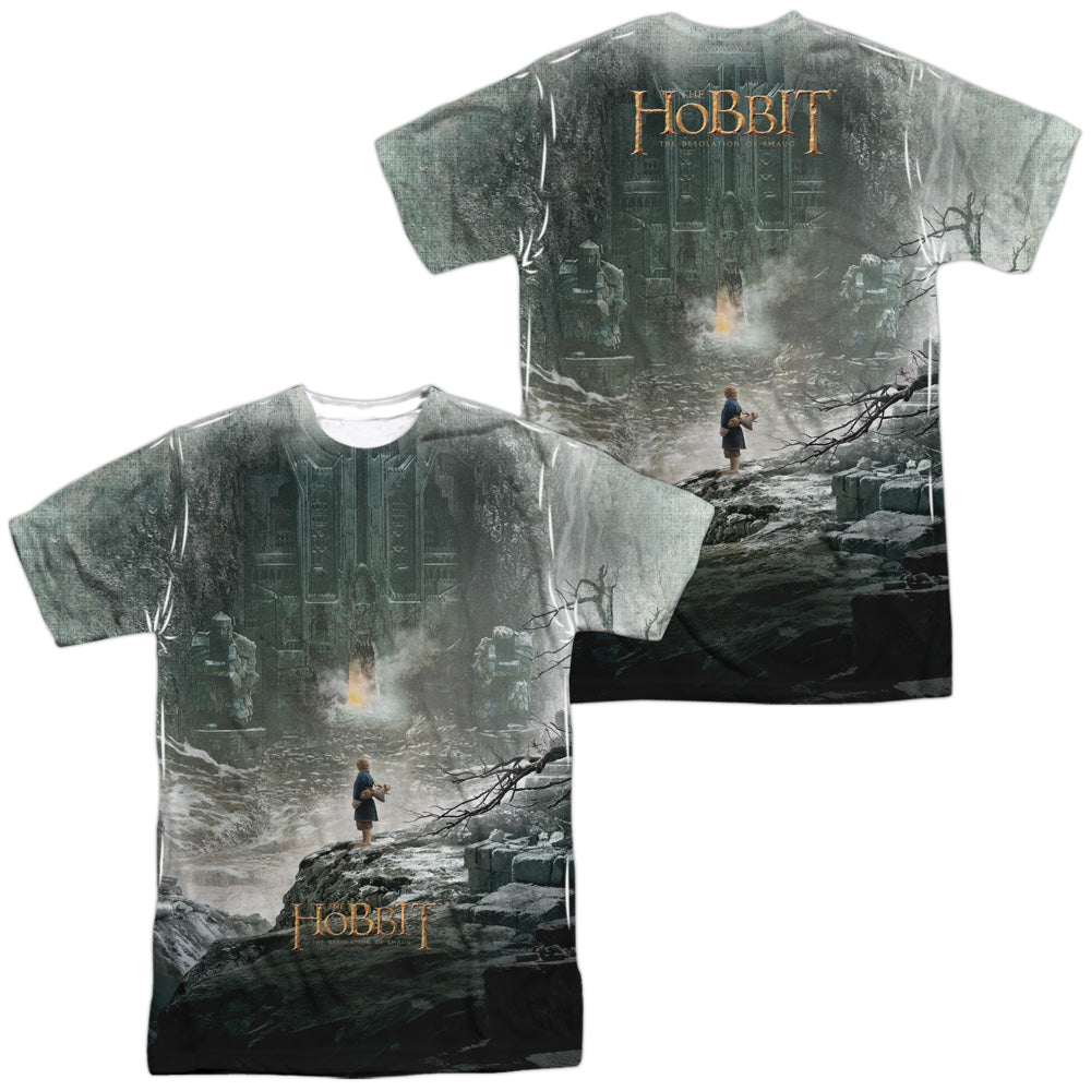 The Hobbit Big Poster (Front & Back Print) Men's Regular Fit Polyester Short-Sleeve T-Shirt