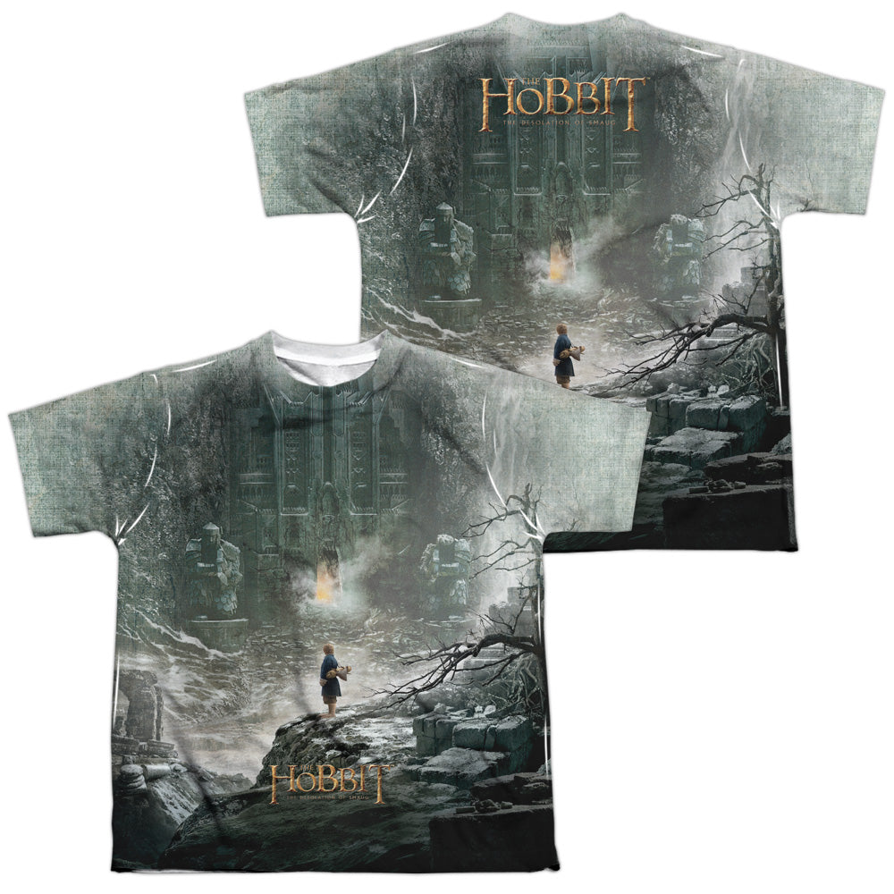 The Hobbit Big Poster (Front & Back Print) Youth Regular Fit Poly Short-Sleeve T-Shirt