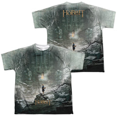 The Hobbit Big Poster (Front & Back Print) Youth Regular Fit Poly Short-Sleeve T-Shirt