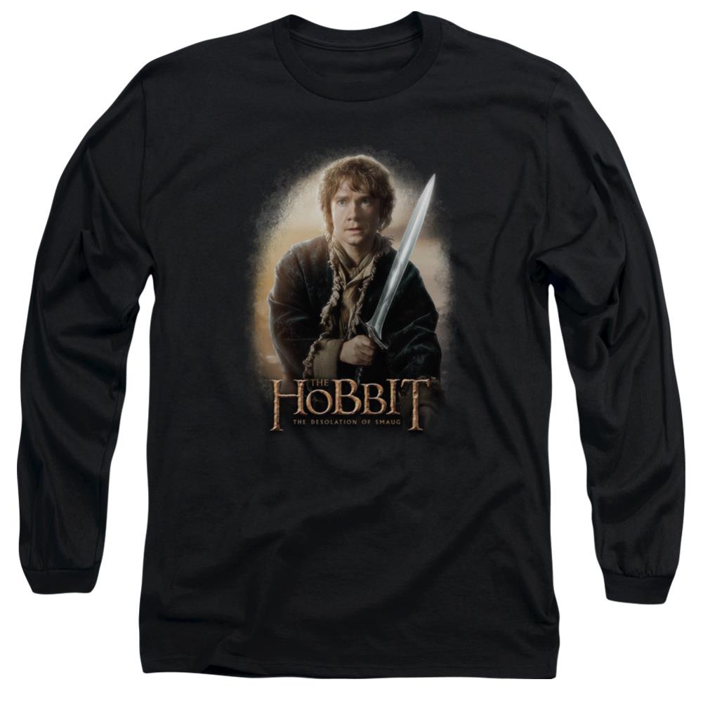 The Hobbit Bilbo And Sting Men's 18/1 Cotton Long-Sleeve T-Shirt