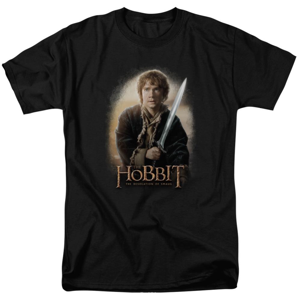 The Hobbit Bilbo And Sting Men's 18/1 Cotton Short-Sleeve T-Shirt