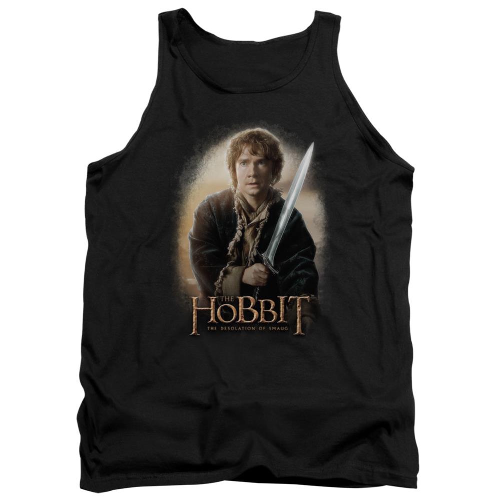 The Hobbit Bilbo And Sting Men's 18/1 Cotton Tank Top