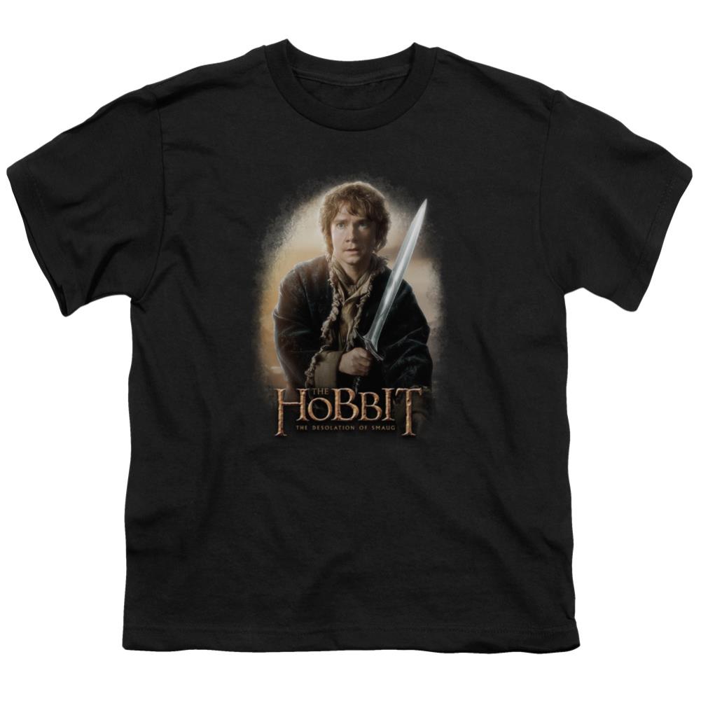 The Hobbit Bilbo And Sting Youth 18/1 100% Cotton Short-Sleeve T-Shirt