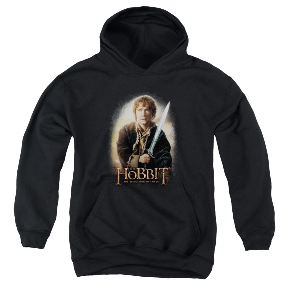 The Hobbit Bilbo And Sting Youth Cotton Poly Pull-Over Hoodie