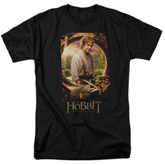 The Hobbit Bilbo Poster Men's 18/1 Cotton Short-Sleeve T-Shirt