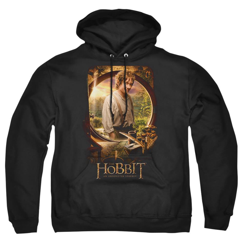The Hobbit Bilbo Poster Men's Pull-Over 75 25 Poly Hoodie