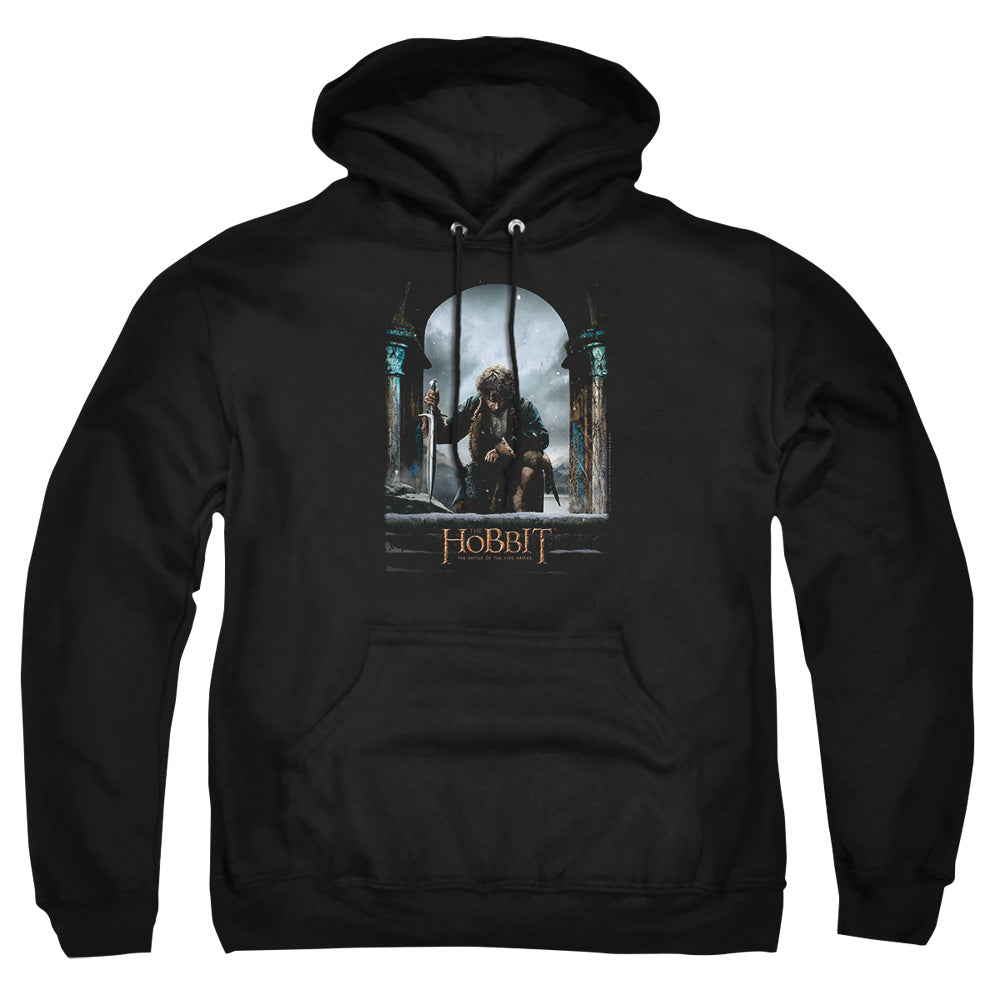 The Hobbit Bilbo Poster Men's Pull-Over 75 25 Poly Hoodie