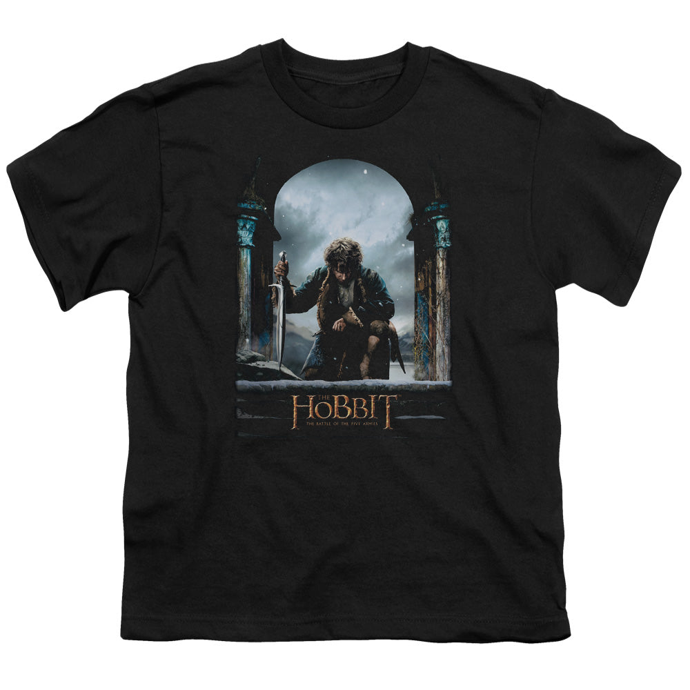 The Hobbit Bilbo Poster Youth 18/1 100% Cotton Short-Sleeve T-Shirt